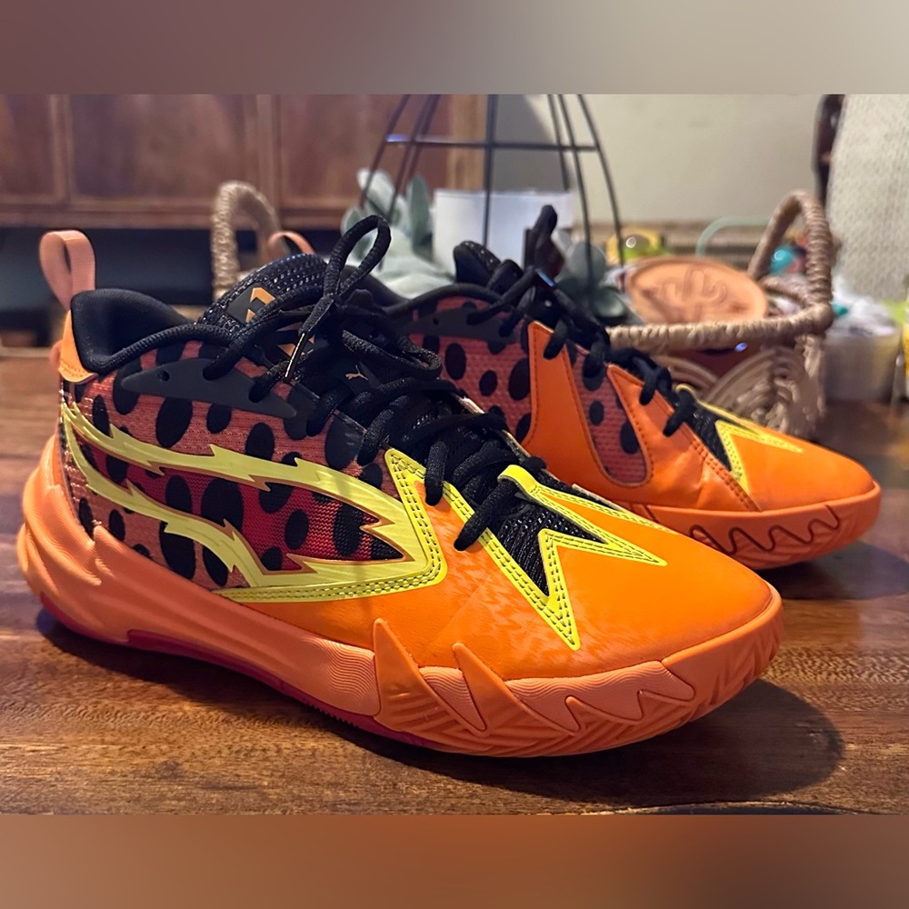 PUMA Cheetos x Scoot Zeros Flamin' Hot Athletic Shoes Basketball Size 6.5